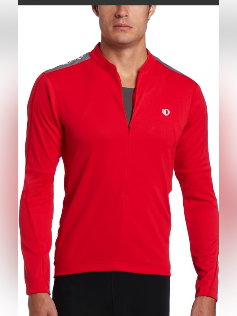 Pearl Izumi Men's Quest Long Sleeve Cycling Jersey Red Size Large